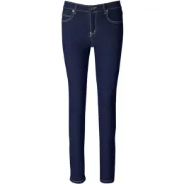 Ladies Fashion Denim Jeans Dark Blue Front